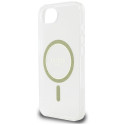 Guess IML Glitter Circle MagSafe iPhone 16e Case - Clear