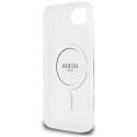 Guess IML Glitter Circle MagSafe iPhone 16e Case - Clear