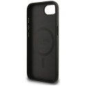 Guess 4G Flowers Print MagSafe case for iPhone 16e - black