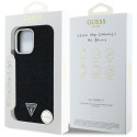 Guess Denim Triangle Logo MagSafe case for iPhone 16 Pro - black