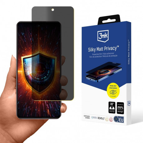 3mk Silky Matt Privacy Privacy Screen Protector for Realme C75x