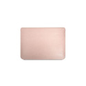 Guess Saffiano Triangle Logo case for a 14" laptop - pink