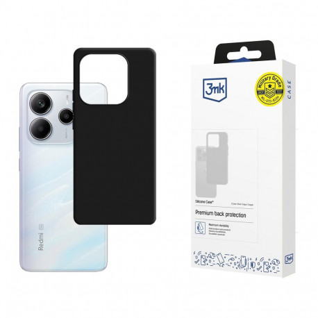 3mk Silicone Case for Xiaomi Redmi Note 14 5G - black