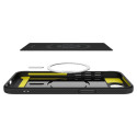 Spigen Rugged Armor MagSafe case for iPhone 16e - black