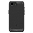 Spigen Rugged Armor MagSafe case for iPhone 16e - black
