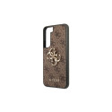Guess GUHCS22S4GMGBR S901 S22 brązowy/brown hardcase 4G Big Metal Logo