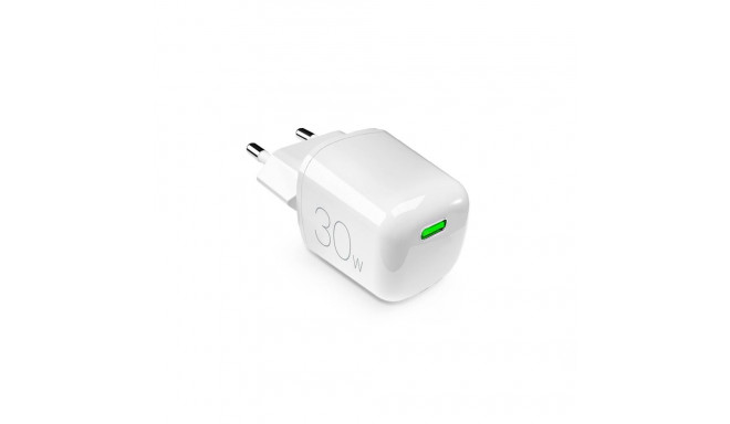 Puro MiniPro 30W GaN USB-C Wall Charger - White