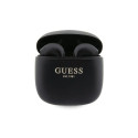 Guess GUTWST26PSK TWS Bluetooth headphones + docking station - black Classic EST Logo