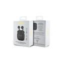 Guess GUTWST26PSK TWS Bluetooth headphones + docking station - black Classic EST Logo