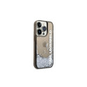 Karl Lagerfeld Liquid Glitter Elong case for iPhone 14 Pro Max - black