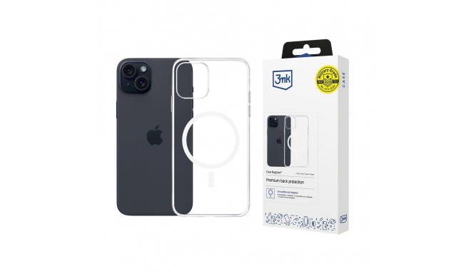 3mk Clear MagCase for Apple iPhone 15 Plus - transparent