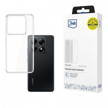 3mk Armor Case for Xiaomi 14T Pro - Transparent