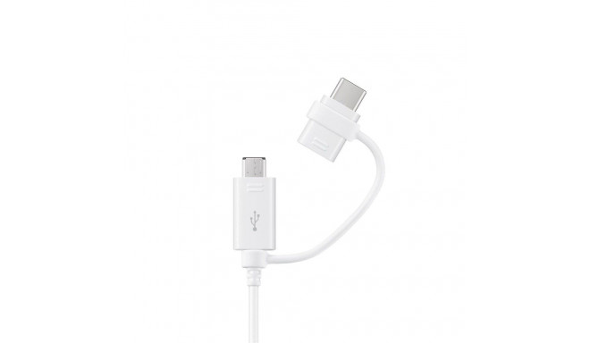Samsung Combo EP-DG930DWEGWW Cable USB-A / micro USB - USB-C 1.5m - white