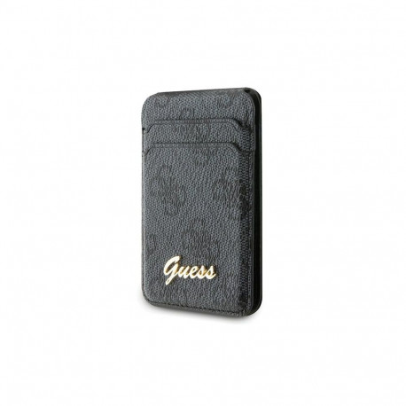 Guess Wallet Card Slot Stand GUWMSHG4SHK case - black MagSafe 4G Classic Logo