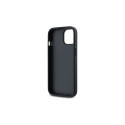 DKNY Quilted Stack Logo iPhone 14 Case - Black