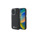 BMW M Smooth Full Wrapped Metal MagSafe Case for iPhone 16 Pro Max - Black