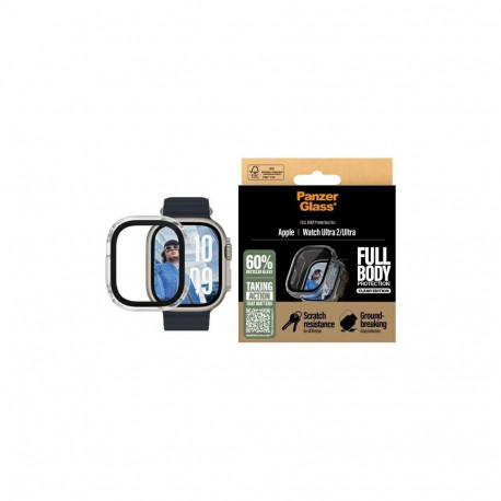 PanzerGlass Snappie Full Body Tempered Glass for Apple Watch Ultra 2 - Clear
