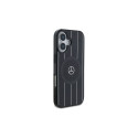 Mercedes MB Double Layer Crossed Lines MagSafe case for iPhone 16 - black