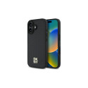 DKNY Repeat Pattern Stack Logo MagSafe iPhone 16 Case - Black