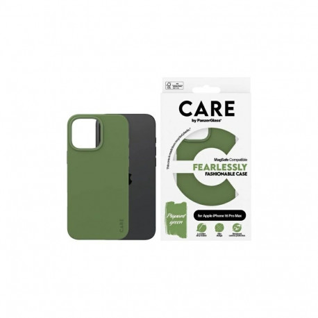 CARE by PanzerGlass Fashion Case MagSafe for iPhone 16 Pro Max - Green