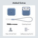 ESR Orbit Halolock MagSafe case for Apple AirPods 4 - blue