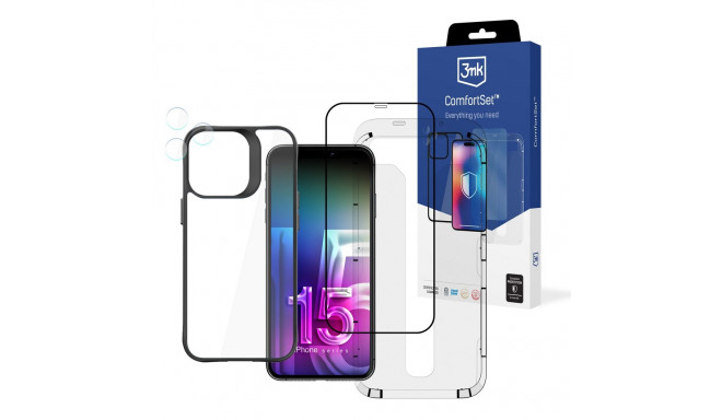 Apple iPhone 15 Pro Max - 3mk Comfort Set 4 in 1