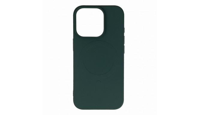 Liquid Silicone Case MagSafe for iPhone 16 Pro - dark green