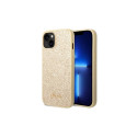 Guess GUHCP14SHGGSHD iPhone 14 6,1" złoty/gold hard case Glitter Script