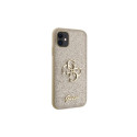 Guess GUHCN61HG4SGD case for iPhone 11 / Xr - gold Glitter Script Big 4G
