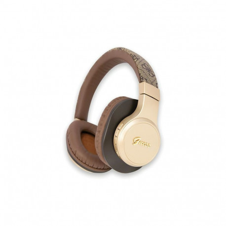 Guess Bluetooth on-ear headphones GUBH604GEMW brown/brown 4G Script