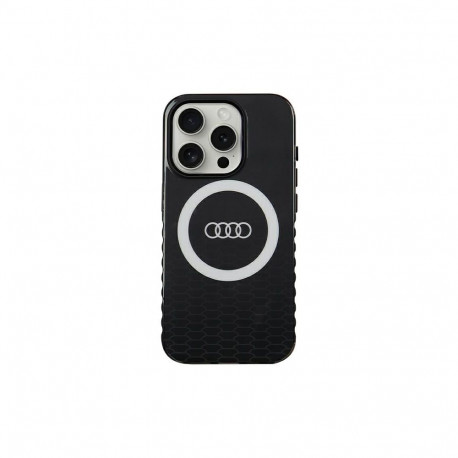 Audi IML Big Logo MagSafe case for iPhone 15 Pro - black