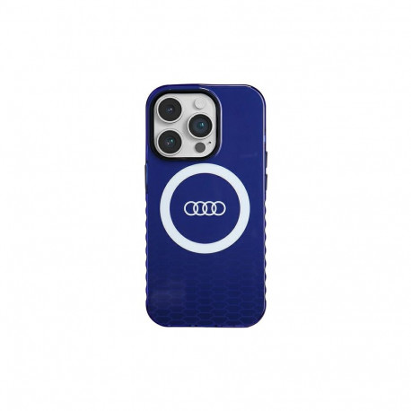 Audi IML Big Logo MagSafe case for iPhone 14 Pro - blue