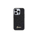 Guess Disco Metal Script case for iPhone 15 Pro - black