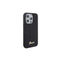 Guess Disco Metal Script case for iPhone 15 Pro - black
