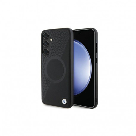 BMW BMHMS24S23RTPK S24 S921 black/black hardcase Signature Leather Half Textured & Circle MagSaf