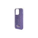 Guess Sequin Script Metal case for iPhone 14 Pro Max - purple