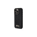 Guess Sequin Script Metal case for iPhone 14 Pro Max - black