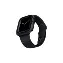 Uniq case Valencia Apple Watch Series 4/5/6/7/8/SE/SE2 45/44mm. graphite/graphite