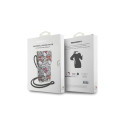 Hello Kitty Leather Tags Graffiti Cord bag - beige