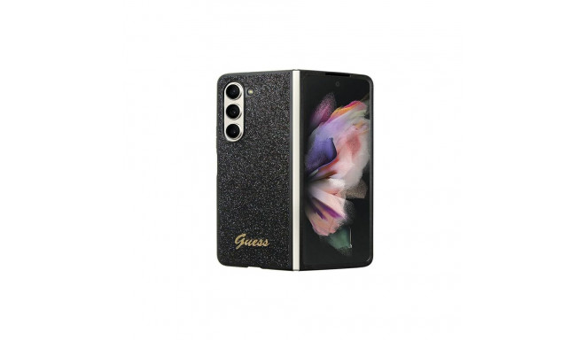 Guess Glitter Script case for Samsung Galaxy Z Fold 5 - black