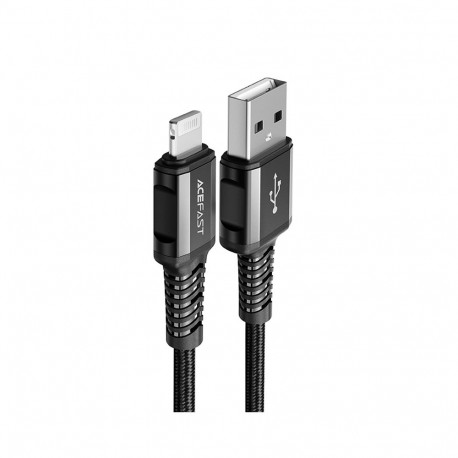 Acefast cable MFI USB - Lightning 1.2m, 2.4A black (C1-02 black)