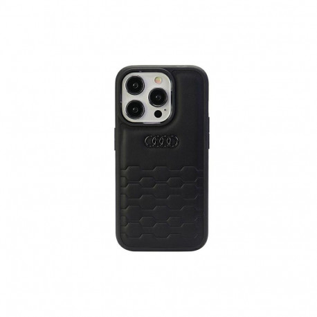 Audi GT Synthetic Leather case for iPhone 15 Pro - black