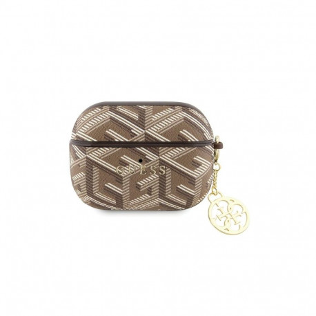 Guess GUAPPGCE4CW case for AirPods Pro - brown GCube Charm