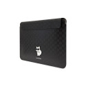 Karl Lagerfeld Saffiano Monogram Choupette case for a 16" laptop - black Karl Lagerfeld Saffiano Monogram Choupette case for a 16" laptop - black