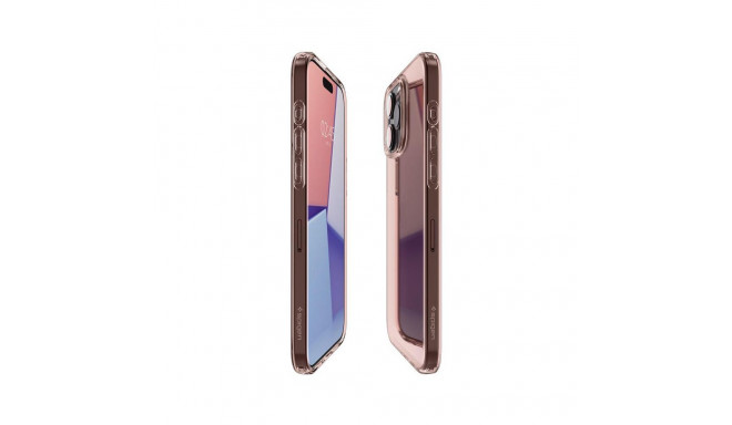 Spigen Crystal Flex Case for iPhone 15 Pro Max - Pink/Transparent