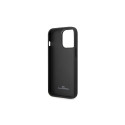 BMW Leather Diamond Pattern case for iPhone 14 Pro - black
