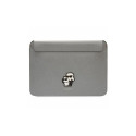 Karl Lagerfeld Saffiano Karl&Choupette case for a 14" laptop - silver