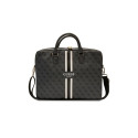 Guess 4G Printed Stripes bag for a 16" laptop - black