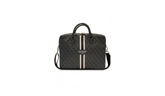 Guess 4G Printed Stripes bag for a 16" laptop - black