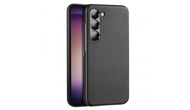 Dux Ducis Grit case for Samsung Galaxy S23+ elegant case made of artificial leather black
